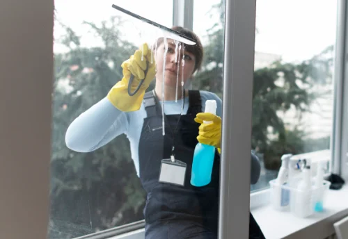 Nettoyage de vitres intérieures et extérieures à la Malène
